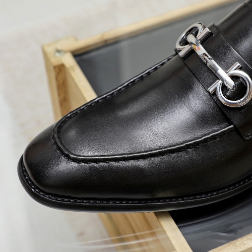 Cheap Salvatore Ferragamo Leather Shoes For Men #1134660 Replica Wholesale [$72.00 USD] [ITEM#1134660] on Replica Salvatore Ferragamo Leather Shoes