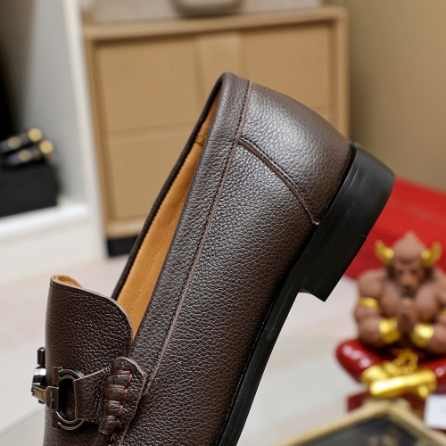 Cheap Salvatore Ferragamo Leather Shoes For Men #1134661 Replica Wholesale [$82.00 USD] [ITEM#1134661] on Replica Salvatore Ferragamo Leather Shoes