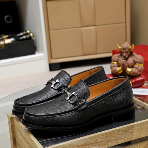 Cheap Salvatore Ferragamo Leather Shoes For Men #1134662 Replica Wholesale [$82.00 USD] [ITEM#1134662] on Replica Salvatore Ferragamo Leather Shoes