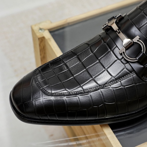 Cheap Salvatore Ferragamo Leather Shoes For Men #1134666 Replica Wholesale [$82.00 USD] [ITEM#1134666] on Replica Salvatore Ferragamo Leather Shoes
