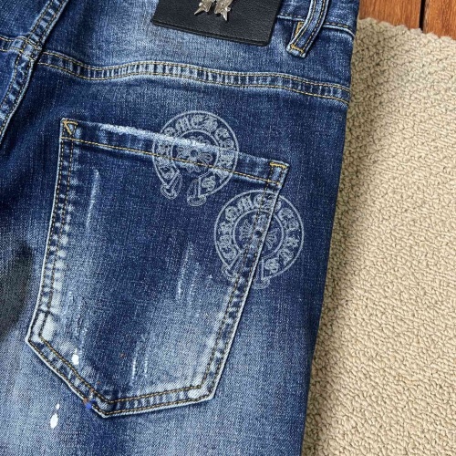 Cheap Chrome Hearts Jeans For Men #1134837 Replica Wholesale [$76.00 USD] [ITEM#1134837] on Replica Chrome Hearts Jeans