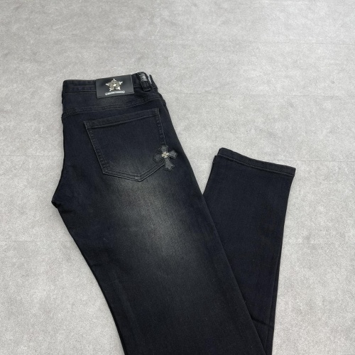 Cheap Chrome Hearts Jeans For Men #1134849 Replica Wholesale [$60.00 USD] [ITEM#1134849] on Replica Chrome Hearts Jeans