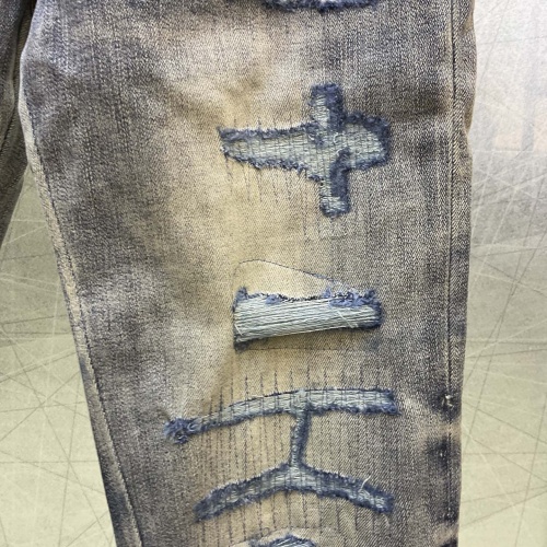 Cheap Amiri Jeans For Men #1135125 Replica Wholesale [$64.00 USD] [ITEM#1135125] on Replica Amiri Jeans