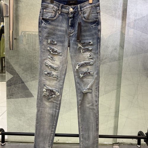 Cheap Amiri Jeans For Men #1135127 Replica Wholesale [$64.00 USD] [ITEM#1135127] on Replica Amiri Jeans