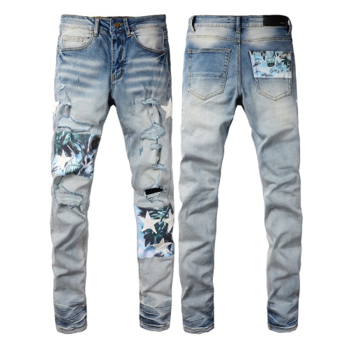 Cheap Amiri Jeans For Men #1135129 Replica Wholesale [$64.00 USD] [ITEM#1135129] on Replica Amiri Jeans