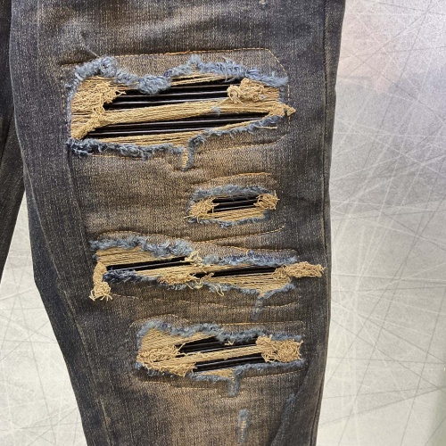 Cheap Amiri Jeans For Men #1135130 Replica Wholesale [$64.00 USD] [ITEM#1135130] on Replica Amiri Jeans