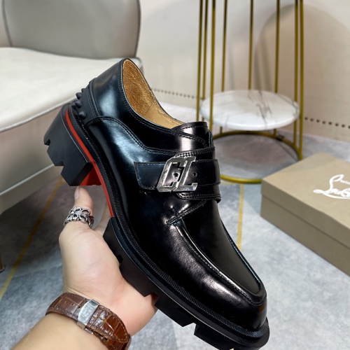 Cheap Christian Louboutin Leather Shoes For Men #1135439 Replica Wholesale [$150.00 USD] [ITEM#1135439] on Replica Christian Louboutin Leather Shoes