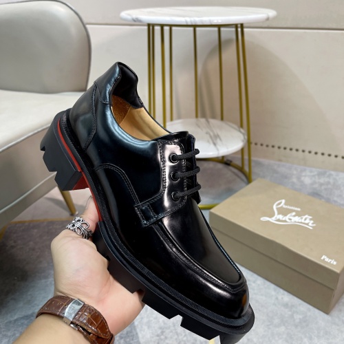 Cheap Christian Louboutin Leather Shoes For Men #1135441 Replica Wholesale [$150.00 USD] [ITEM#1135441] on Replica Christian Louboutin Leather Shoes