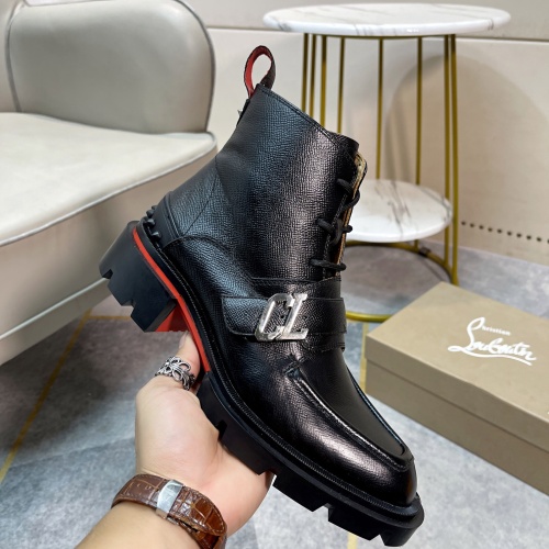 Cheap Christian Louboutin Boots For Men #1135442 Replica Wholesale [$160.00 USD] [ITEM#1135442] on Replica Christian Louboutin Boots
