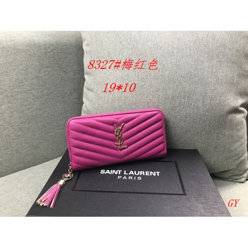 Cheap Yves Saint Laurent YSL Wallets For Women #1135456 Replica Wholesale [$19.00 USD] [ITEM#1135456] on Replica Yves Saint Laurent YSL Wallets