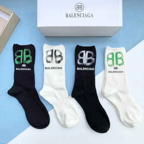 Cheap Balenciaga Socks #1135622 Replica Wholesale [$36.00 USD] [ITEM#1135622] on Replica Balenciaga Socks