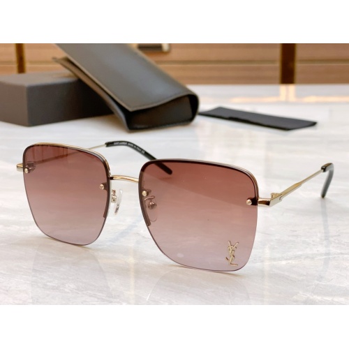 Cheap Yves Saint Laurent YSL AAA Quality Sunglasses #1135676 Replica Wholesale [$60.00 USD] [ITEM#1135676] on Replica Yves Saint Laurent YSL AAA Quality Sunglasses