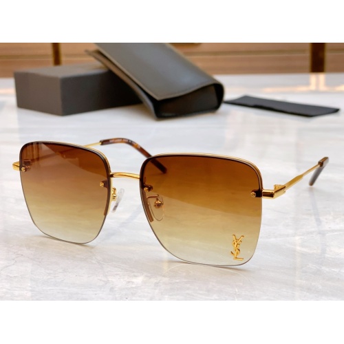 Cheap Yves Saint Laurent YSL AAA Quality Sunglasses #1135677 Replica Wholesale [$60.00 USD] [ITEM#1135677] on Replica Yves Saint Laurent YSL AAA Quality Sunglasses