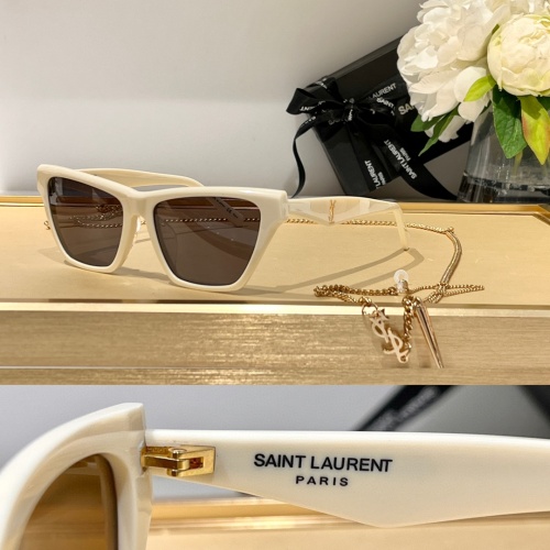 Cheap Yves Saint Laurent YSL AAA Quality Sunglasses #1135690 Replica Wholesale [$64.00 USD] [ITEM#1135690] on Replica Yves Saint Laurent YSL AAA Quality Sunglasses