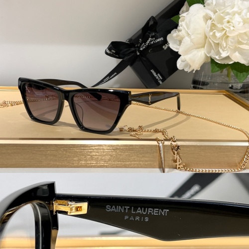 Cheap Yves Saint Laurent YSL AAA Quality Sunglasses #1135691 Replica Wholesale [$64.00 USD] [ITEM#1135691] on Replica Yves Saint Laurent YSL AAA Quality Sunglasses