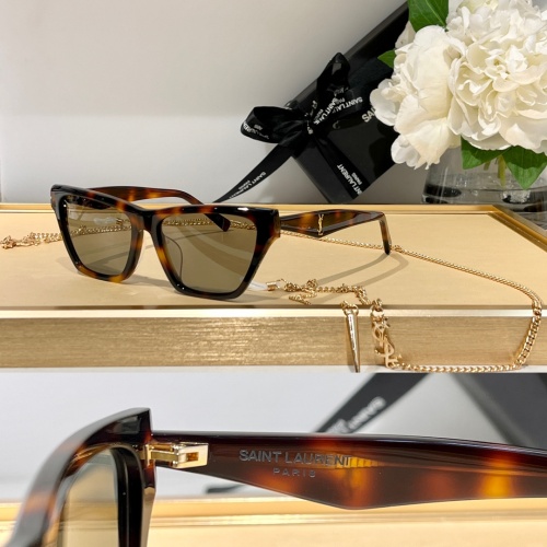 Cheap Yves Saint Laurent YSL AAA Quality Sunglasses #1135692 Replica Wholesale [$64.00 USD] [ITEM#1135692] on Replica Yves Saint Laurent YSL AAA Quality Sunglasses