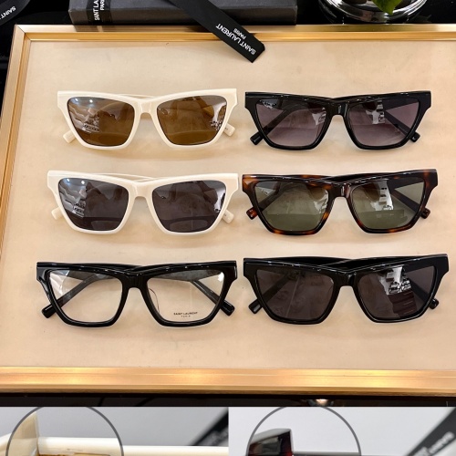 Cheap Yves Saint Laurent YSL AAA Quality Sunglasses #1135692 Replica Wholesale [$64.00 USD] [ITEM#1135692] on Replica Yves Saint Laurent YSL AAA Quality Sunglasses