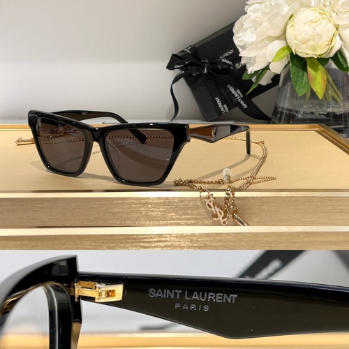 Cheap Yves Saint Laurent YSL AAA Quality Sunglasses #1135693 Replica Wholesale [$64.00 USD] [ITEM#1135693] on Replica Yves Saint Laurent YSL AAA Quality Sunglasses