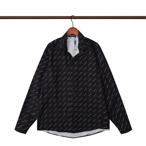 Cheap Balenciaga Shirts Long Sleeved For Men #1135883 Replica Wholesale [$40.00 USD] [ITEM#1135883] on Replica Balenciaga Shirts