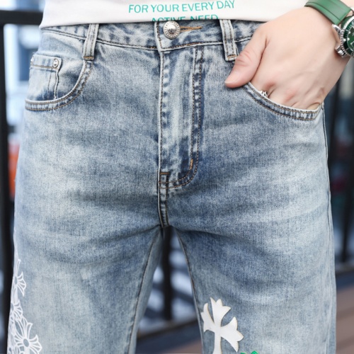 Cheap Chrome Hearts Jeans For Men #1135927 Replica Wholesale [$48.00 USD] [ITEM#1135927] on Replica Chrome Hearts Jeans