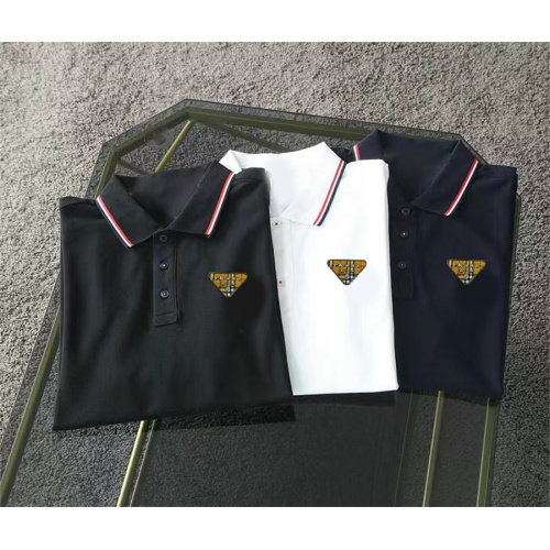 Cheap Prada T-Shirts Short Sleeved For Men #1136506 Replica Wholesale [$25.00 USD] [ITEM#1136506] on Replica Prada T-Shirts
