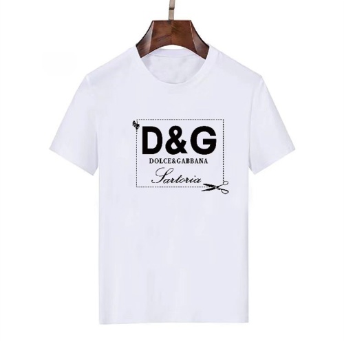 Cheap Dolce &amp; Gabbana D&amp;G T-Shirts Short Sleeved For Men #1136708 Replica Wholesale [$22.00 USD] [ITEM#1136708] on Replica Dolce &amp; Gabbana D&amp;G T-Shirts