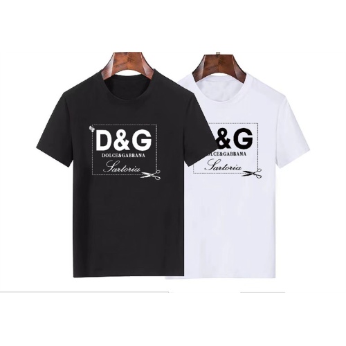Cheap Dolce &amp; Gabbana D&amp;G T-Shirts Short Sleeved For Men #1136708 Replica Wholesale [$22.00 USD] [ITEM#1136708] on Replica Dolce &amp; Gabbana D&amp;G T-Shirts