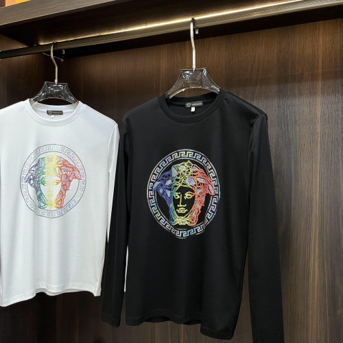 Cheap Versace T-Shirts Long Sleeved For Men #1136825 Replica Wholesale [$72.00 USD] [ITEM#1136825] on Replica Versace T-Shirts