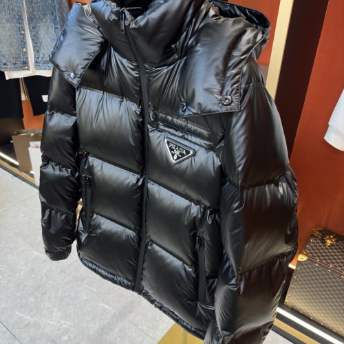 Cheap Prada Down Feather Coat Long Sleeved For Unisex #1137003 Replica Wholesale [$210.00 USD] [ITEM#1137003] on Replica Prada Down Feather Coat