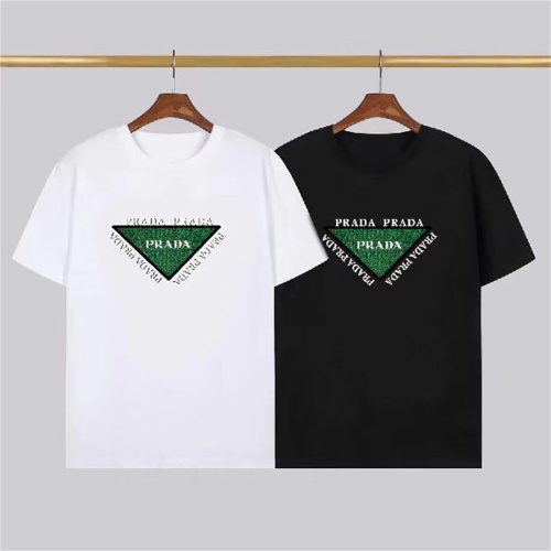 Cheap Prada T-Shirts Short Sleeved For Men #1137131 Replica Wholesale [$22.00 USD] [ITEM#1137131] on Replica Prada T-Shirts