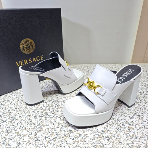 Cheap Versace Slippers For Women #1137250 Replica Wholesale [$118.00 USD] [ITEM#1137250] on Replica Versace Slippers