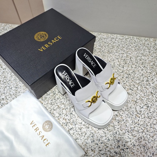 Cheap Versace Slippers For Women #1137250 Replica Wholesale [$118.00 USD] [ITEM#1137250] on Replica Versace Slippers