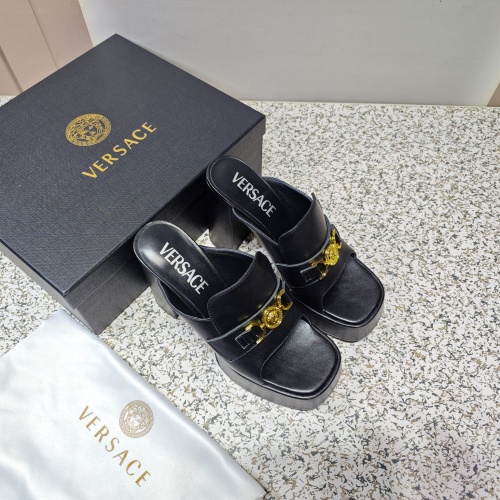 Cheap Versace Slippers For Women #1137251 Replica Wholesale [$118.00 USD] [ITEM#1137251] on Replica Versace Slippers