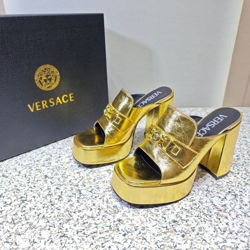 Cheap Versace Slippers For Women #1137252 Replica Wholesale [$118.00 USD] [ITEM#1137252] on Replica Versace Slippers