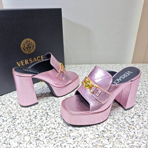 Cheap Versace Slippers For Women #1137253 Replica Wholesale [$118.00 USD] [ITEM#1137253] on Replica Versace Slippers