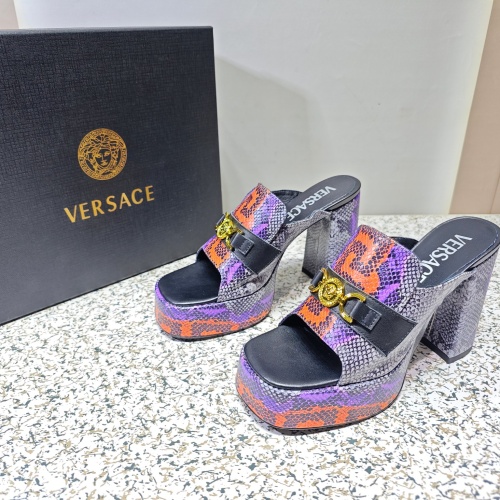 Cheap Versace Slippers For Women #1137254 Replica Wholesale [$118.00 USD] [ITEM#1137254] on Replica Versace Slippers