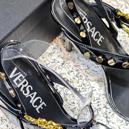 Cheap Versace Sandal For Women #1137367 Replica Wholesale [$115.00 USD] [ITEM#1137367] on Replica Versace Sandal