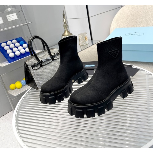 Cheap Prada Boots For Women #1137672 Replica Wholesale [$98.00 USD] [ITEM#1137672] on Replica Prada Boots
