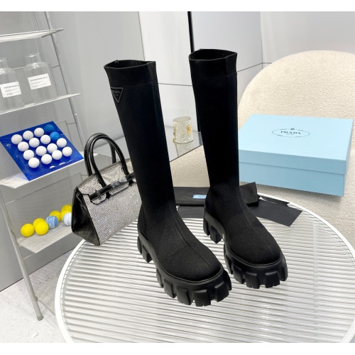 Cheap Prada Boots For Women #1137673 Replica Wholesale [$112.00 USD] [ITEM#1137673] on Replica Prada Boots