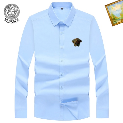 Cheap Versace Shirts Long Sleeved For Men #1137932 Replica Wholesale [$40.00 USD] [ITEM#1137932] on Replica Versace Shirts
