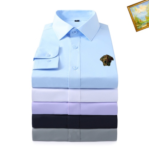 Cheap Versace Shirts Long Sleeved For Men #1137933 Replica Wholesale [$40.00 USD] [ITEM#1137933] on Replica Versace Shirts