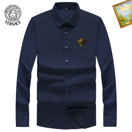 Cheap Versace Shirts Long Sleeved For Men #1137934 Replica Wholesale [$40.00 USD] [ITEM#1137934] on Replica Versace Shirts