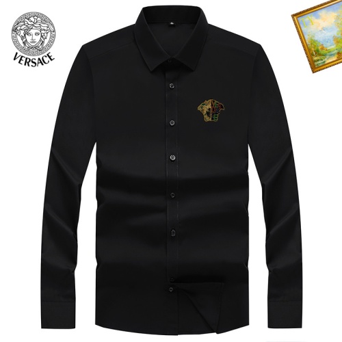 Cheap Versace Shirts Long Sleeved For Men #1137935 Replica Wholesale [$40.00 USD] [ITEM#1137935] on Replica Versace Shirts