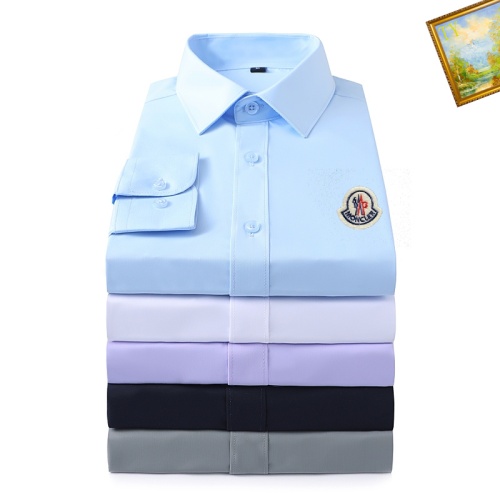 Cheap Moncler Shirts Long Sleeved For Men #1137948 Replica Wholesale [$40.00 USD] [ITEM#1137948] on Replica Moncler Shirts
