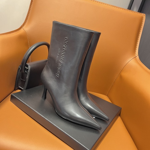 Cheap Alexander Wang Boots For Women #1138053 Replica Wholesale [$130.00 USD] [ITEM#1138053] on Replica Alexander Wang Boots