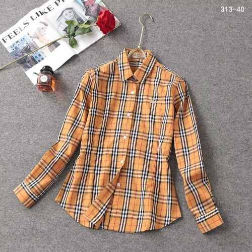 Cheap Burberry Shirts Long Sleeved For Women #1138208 Replica Wholesale [$38.00 USD] [ITEM#1138208] on Replica Burberry Shirts