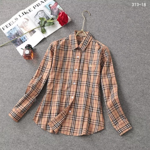 Cheap Burberry Shirts Long Sleeved For Women #1138209 Replica Wholesale [$38.00 USD] [ITEM#1138209] on Replica Burberry Shirts