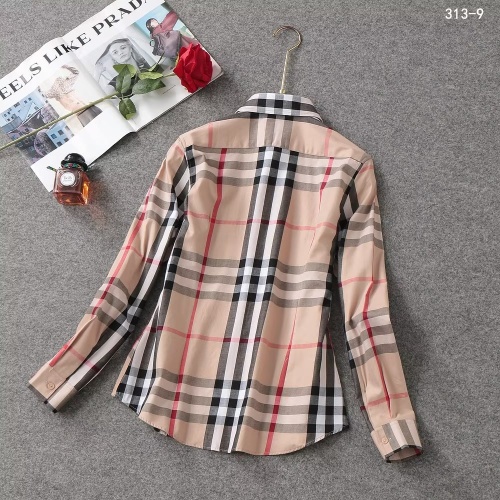 Cheap Burberry Shirts Long Sleeved For Women #1138211 Replica Wholesale [$38.00 USD] [ITEM#1138211] on Replica Burberry Shirts