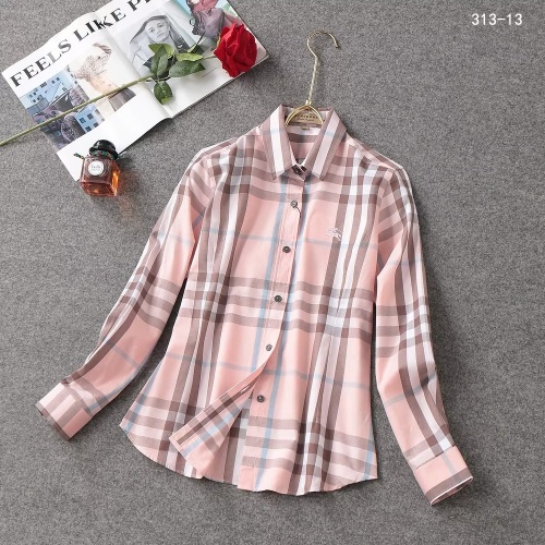 Cheap Burberry Shirts Long Sleeved For Women #1138212 Replica Wholesale [$38.00 USD] [ITEM#1138212] on Replica Burberry Shirts