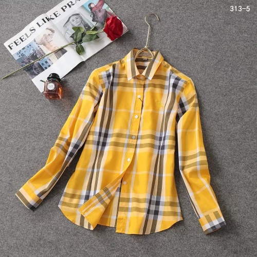 Cheap Burberry Shirts Long Sleeved For Women #1138213 Replica Wholesale [$38.00 USD] [ITEM#1138213] on Replica Burberry Shirts